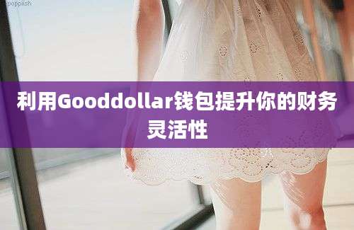 利用Gooddollar钱包提升你的财务灵活性