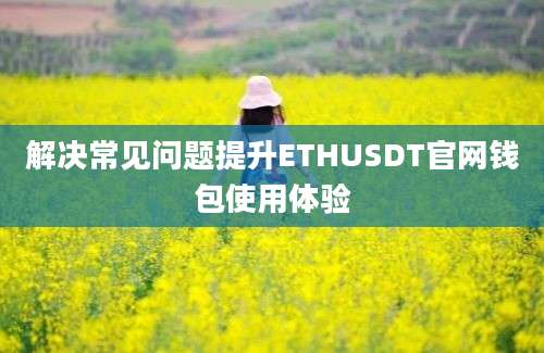 解决常见问题提升ETHUSDT官网钱包使用体验