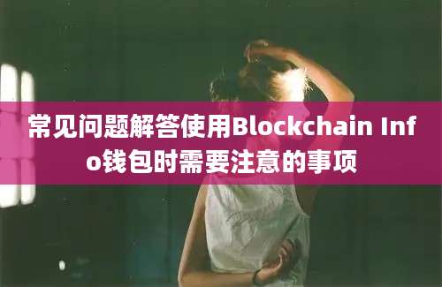 常见问题解答使用Blockchain Info钱包时需要注意的事项