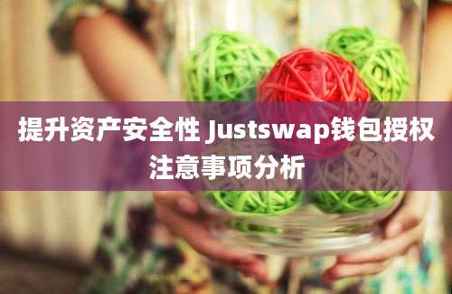 提升资产安全性 Justswap钱包授权注意事项分析