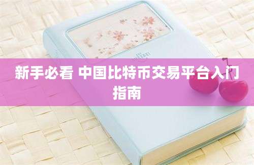 新手必看 中国比特币交易平台入门指南