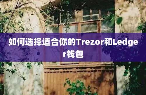 如何选择适合你的Trezor和Ledger钱包