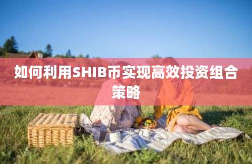 如何利用SHIB币实现高效投资组合策略