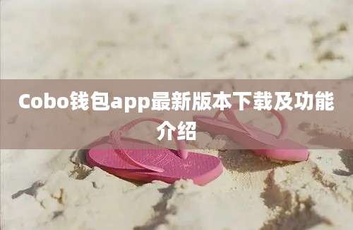 Cobo钱包app最新版本下载及功能介绍