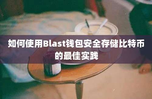 如何使用Blast钱包安全存储比特币的最佳实践