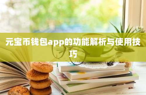 元宝币钱包app的功能解析与使用技巧