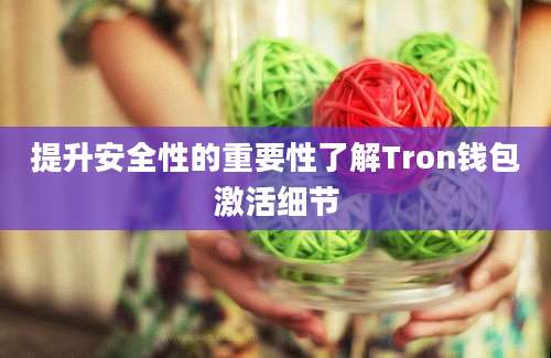 提升安全性的重要性了解Tron钱包激活细节